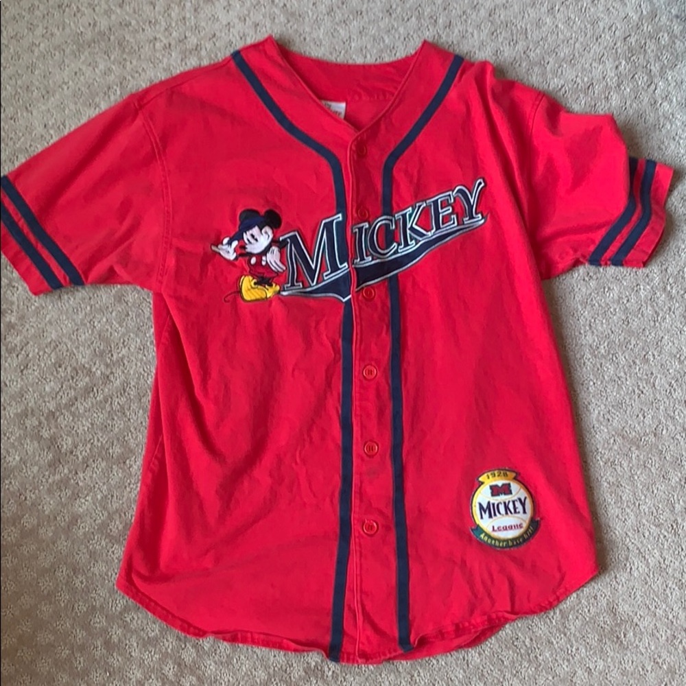 Vintage Mickey Mouse baseball jersey
